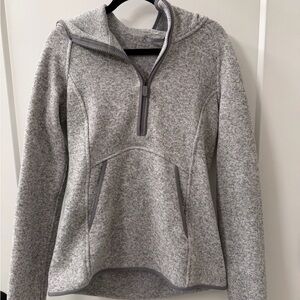 lululemon athletica Gray Half-Zip Hoodie